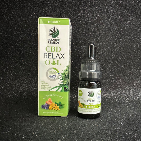 Aceite Relax de CBD y CBG ( 25%CBD y 5% CBG)-Plant of Remedy